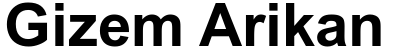 Gizem Arıkan Logo